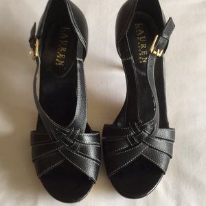 Lauren Ralph Lauren high heel sandals.